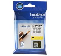 Image of BROTHER Yellow Ink Cartridge For Brother Printer, yield is 550 Pages